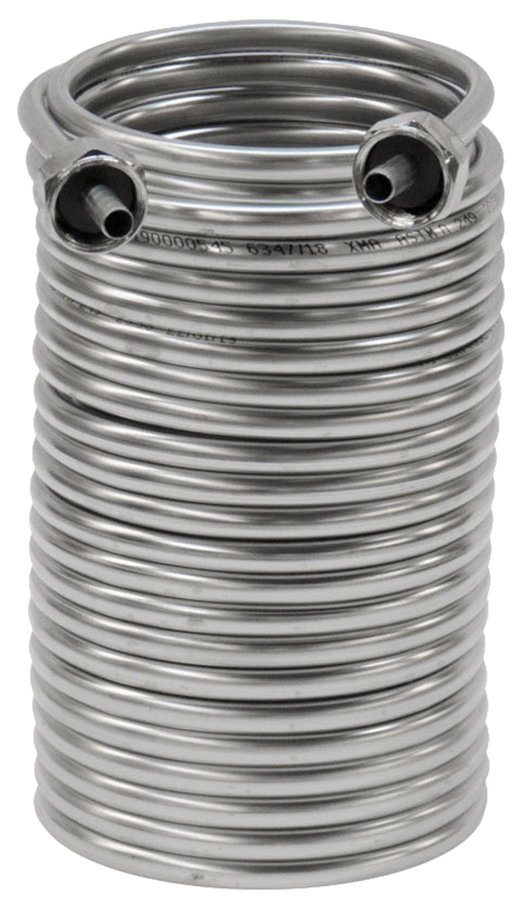 Coil with Fittings-304 Stainless Steel, 5"-Diameter 50'L - Universal