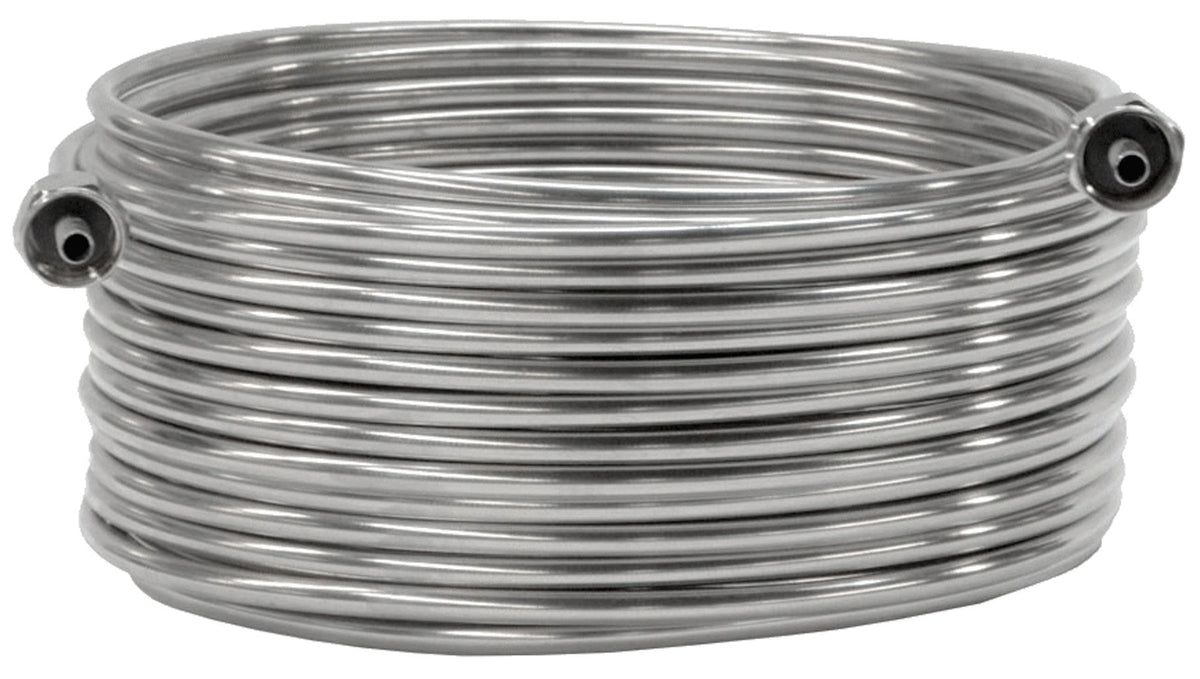 Coil with Fittings-304 Stainless Steel, 10.5"-Diameter 70'L -Right