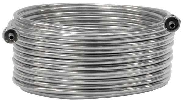 Coil with Fittings-304 Stainless Steel, 10.5"-Diameter 70'L -Right