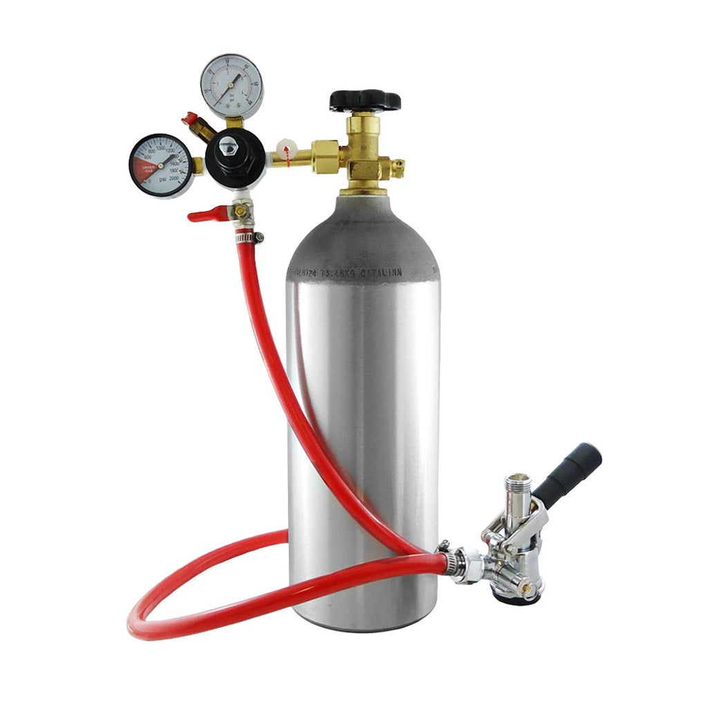 Dispenser Install Kit-w/5 Lb. Cylinder (Filled) American Sanke (304 Stainless Steel Contact)