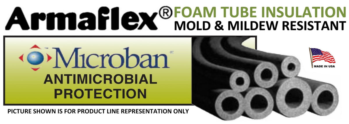 Insultube, 3-1/2" ID x 1/2" Wall, 6 ft