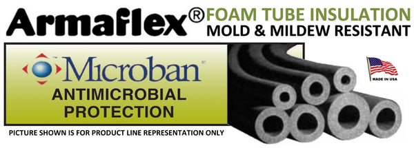 Insultube, 2-1/8" ID x 1" Wall, 6 ft