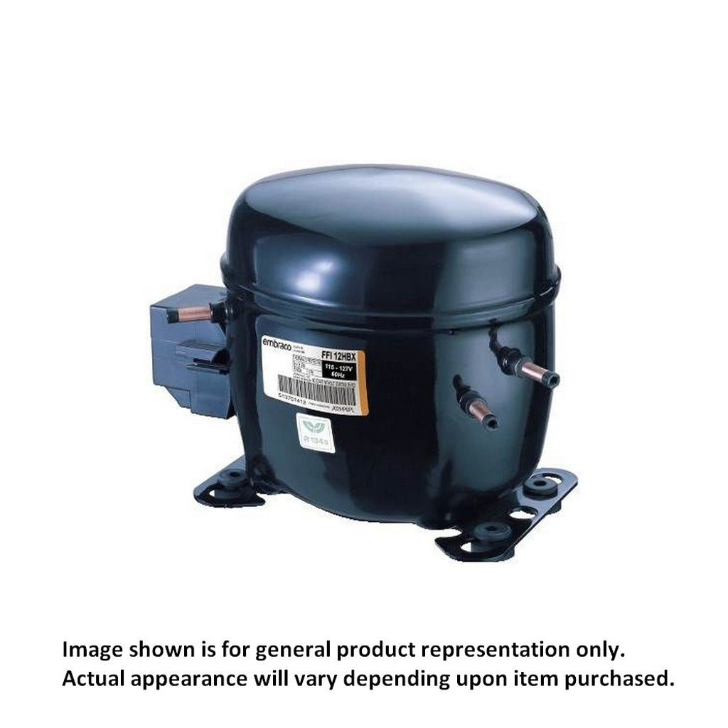 Embraco Compressor, 1/3 HP, R134a, 115V/60Hz