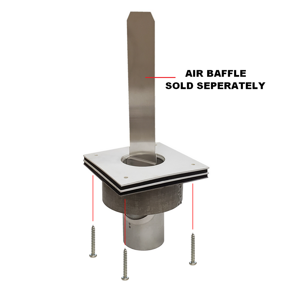 Perlick Air Separator/Column Mount Kit,  3" Diameter to 4" Diameter