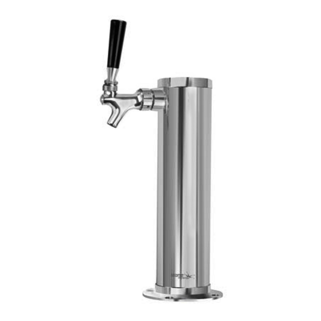 Krome Dispense Column, 1 Faucet, 3" Diameter, Glycol Cooled, Stainless Steel