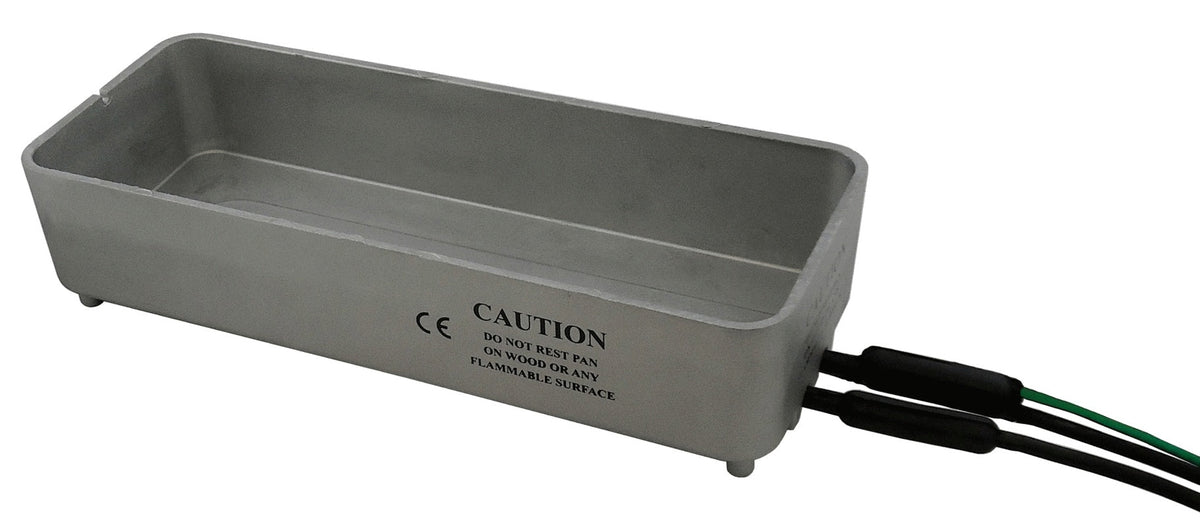 Condensate Drain Pan, 4" W x 10" L x 2-7/8" D Alum