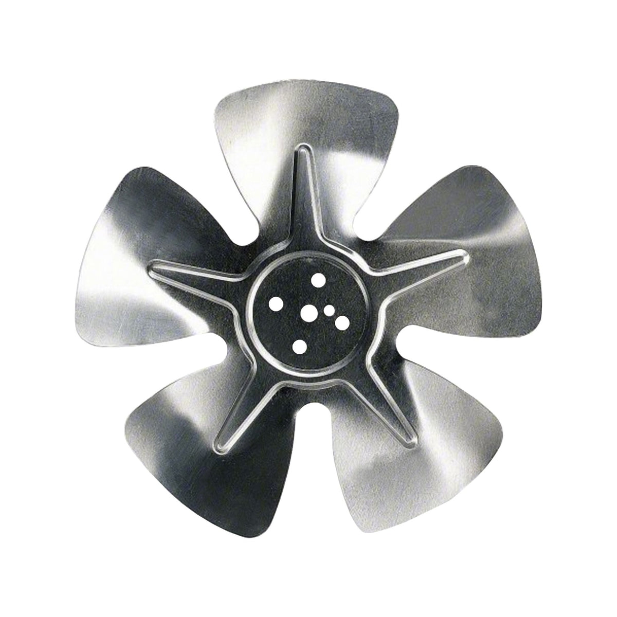 Fan Blade-5 Bladed 30°-Pitch 1/4"-Bore 10" Diameter