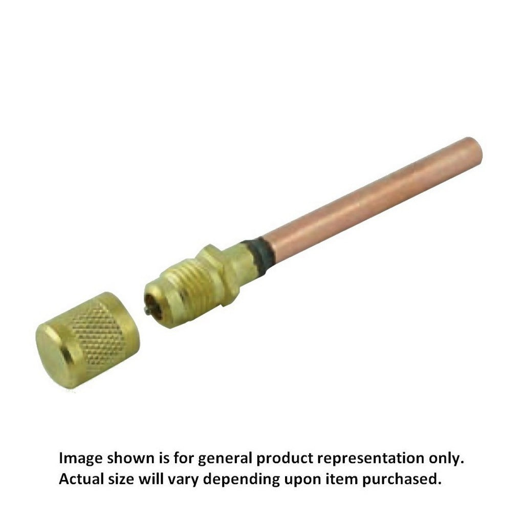 Access Valve with Cap 1/4" OD x 2" L