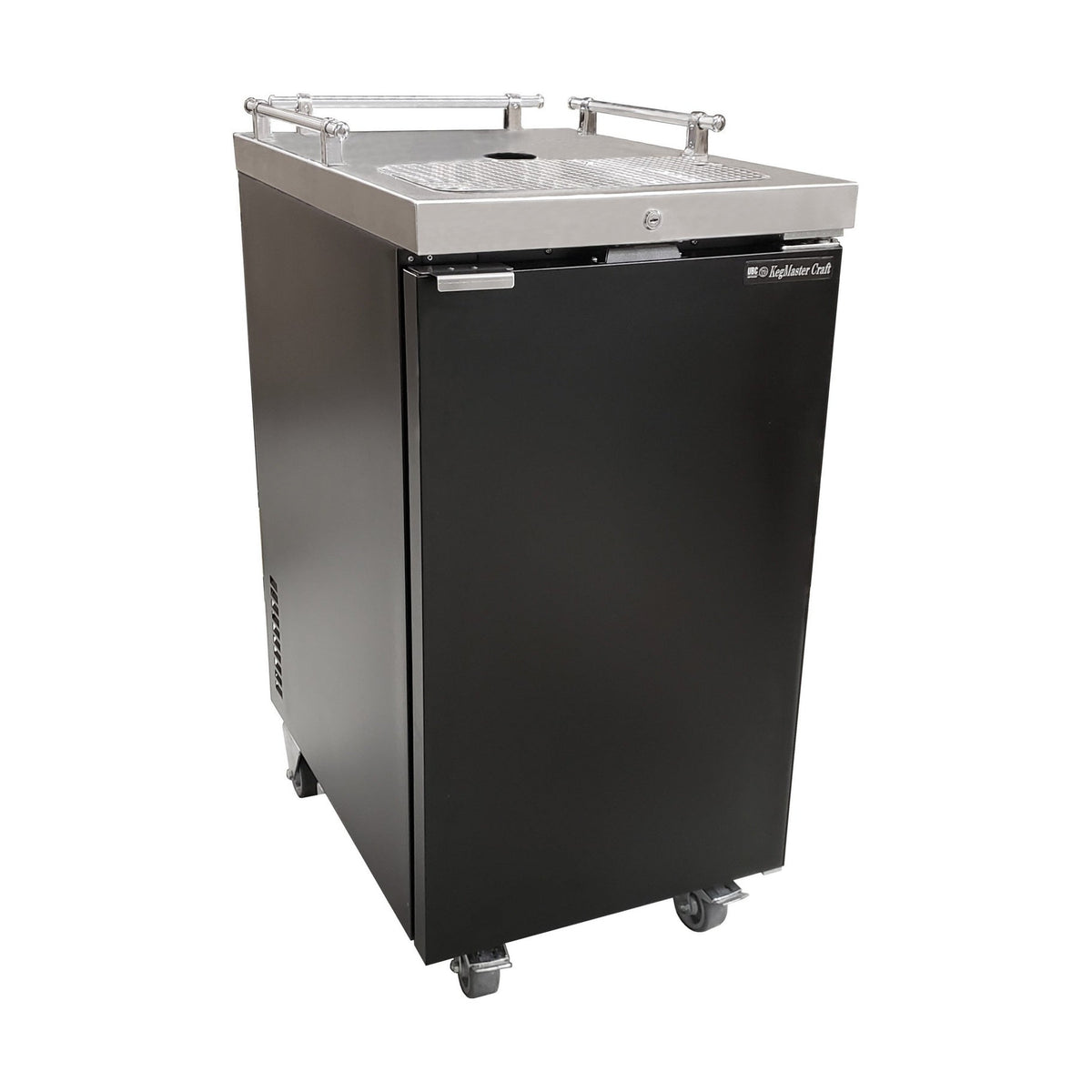 UBC Slim Direct Draw Dispenser, No Tower, Fits 2 x 1/6 Barrel Kegs, Black