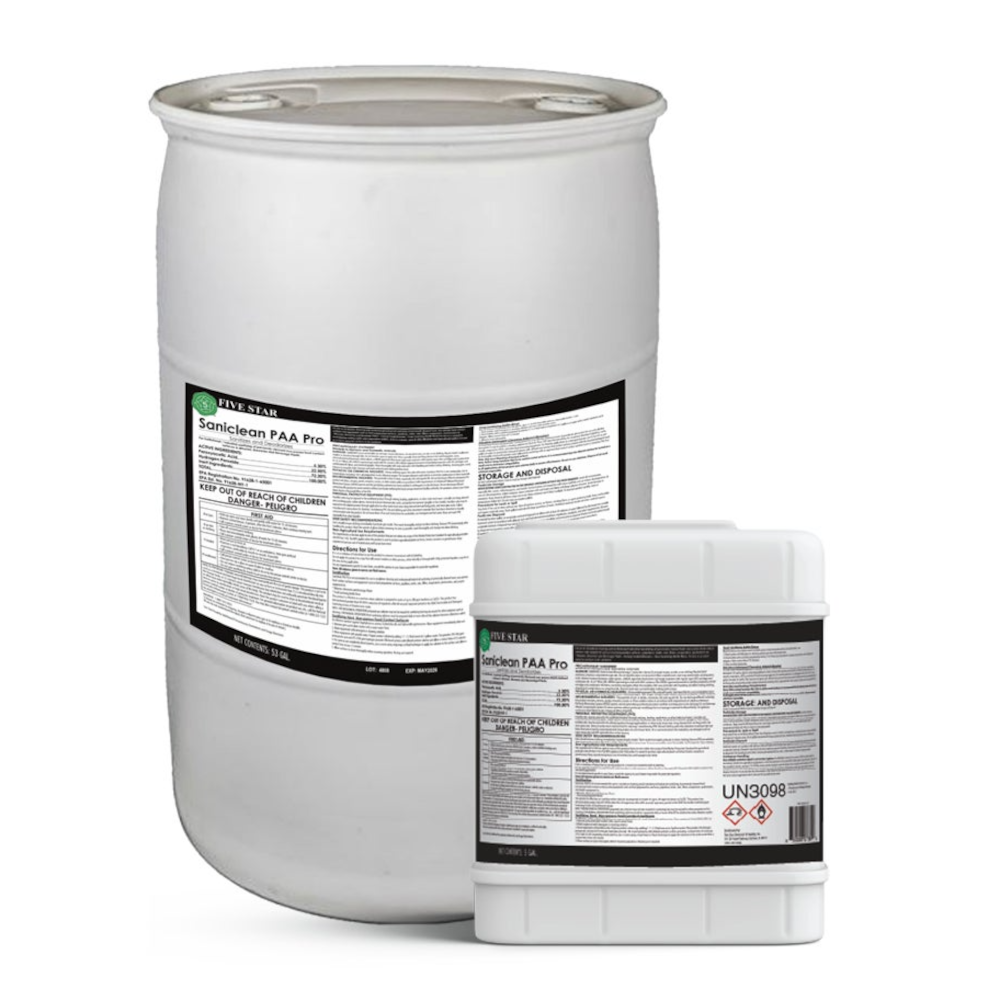 Five Star Saniclean PAA Pro, 5 Gallons