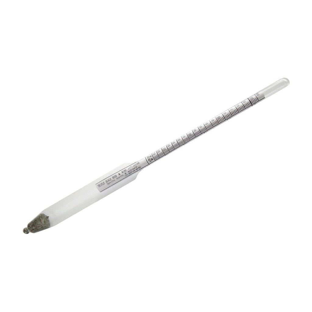 Hydrometer 3 Scales: Spec. Grav./Brix/Alc By Vol