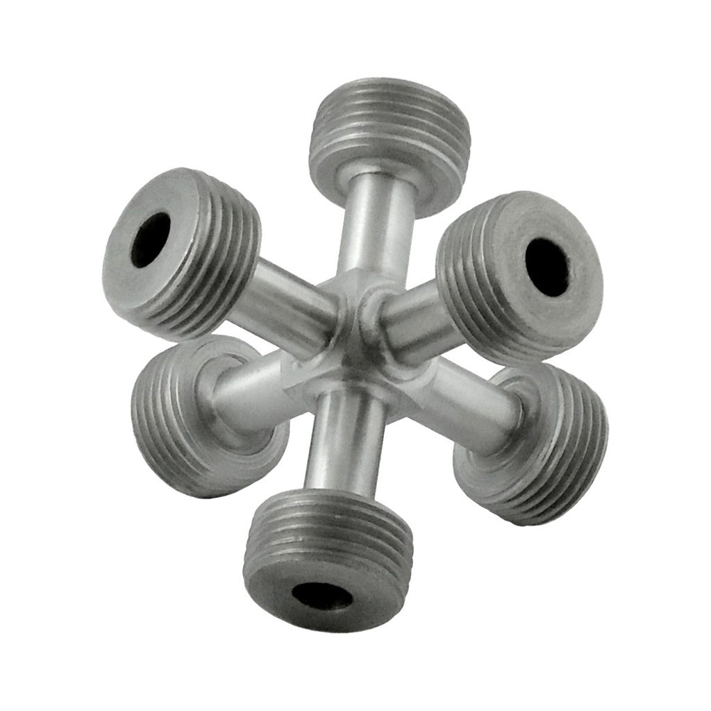Krome Dispense 6 Outlet Beer Cleaning Manifold, Stainless Steel