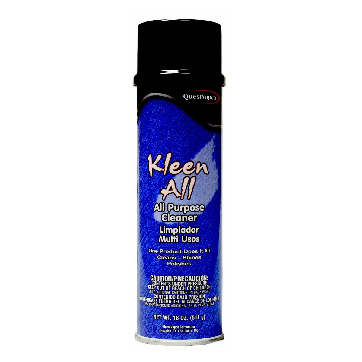 QuestVapco Kleen All, Heavy-Duty Foaming Degreaser, 18 Oz