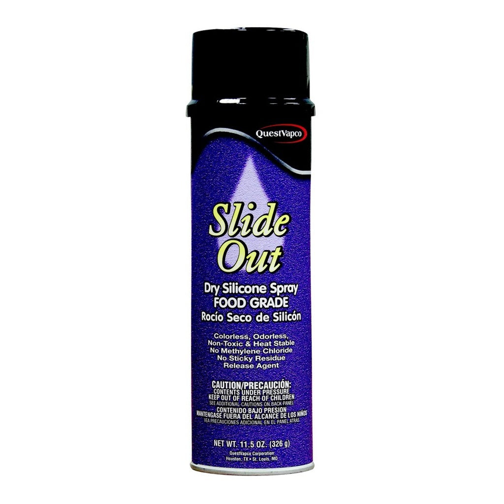 QuestVapco Slide Out, Dry Silicone Lubricant, 11.5 Oz