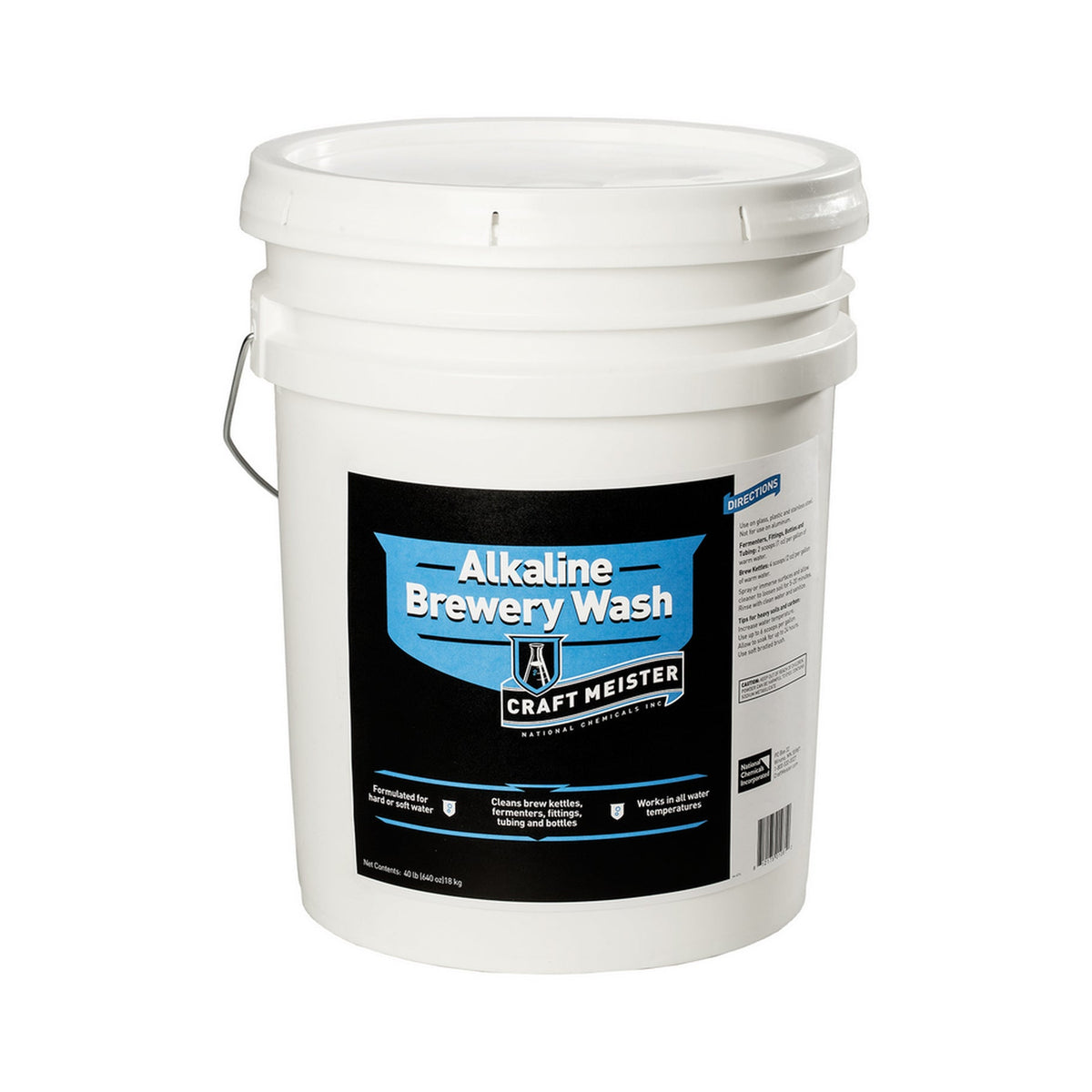 National Chemicals, Inc Craft Meister, Powder Alkaline Brewery Wash(40 Lb)