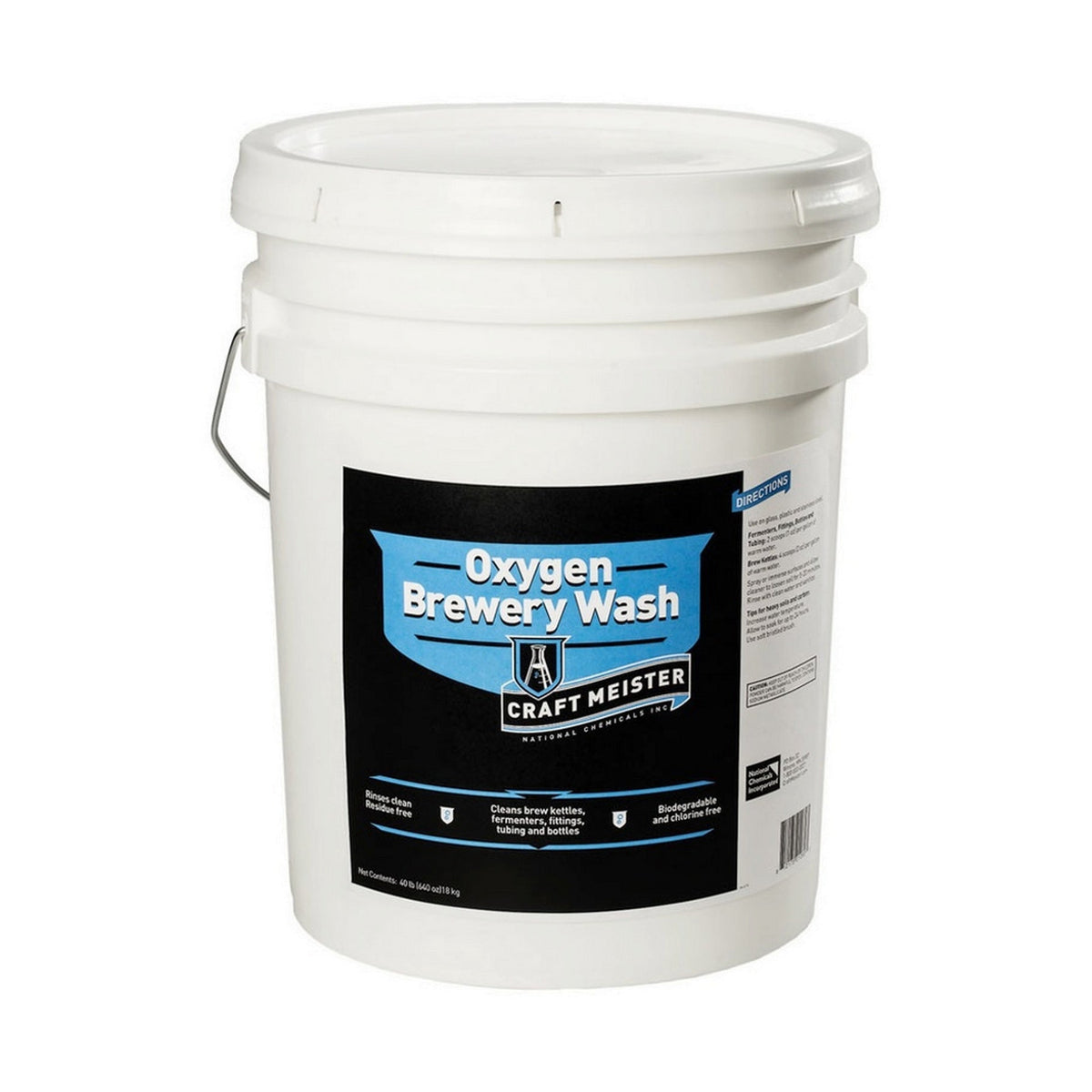 National Chemicals Craft Meister Oxygen Brewery Wash, 40 lb