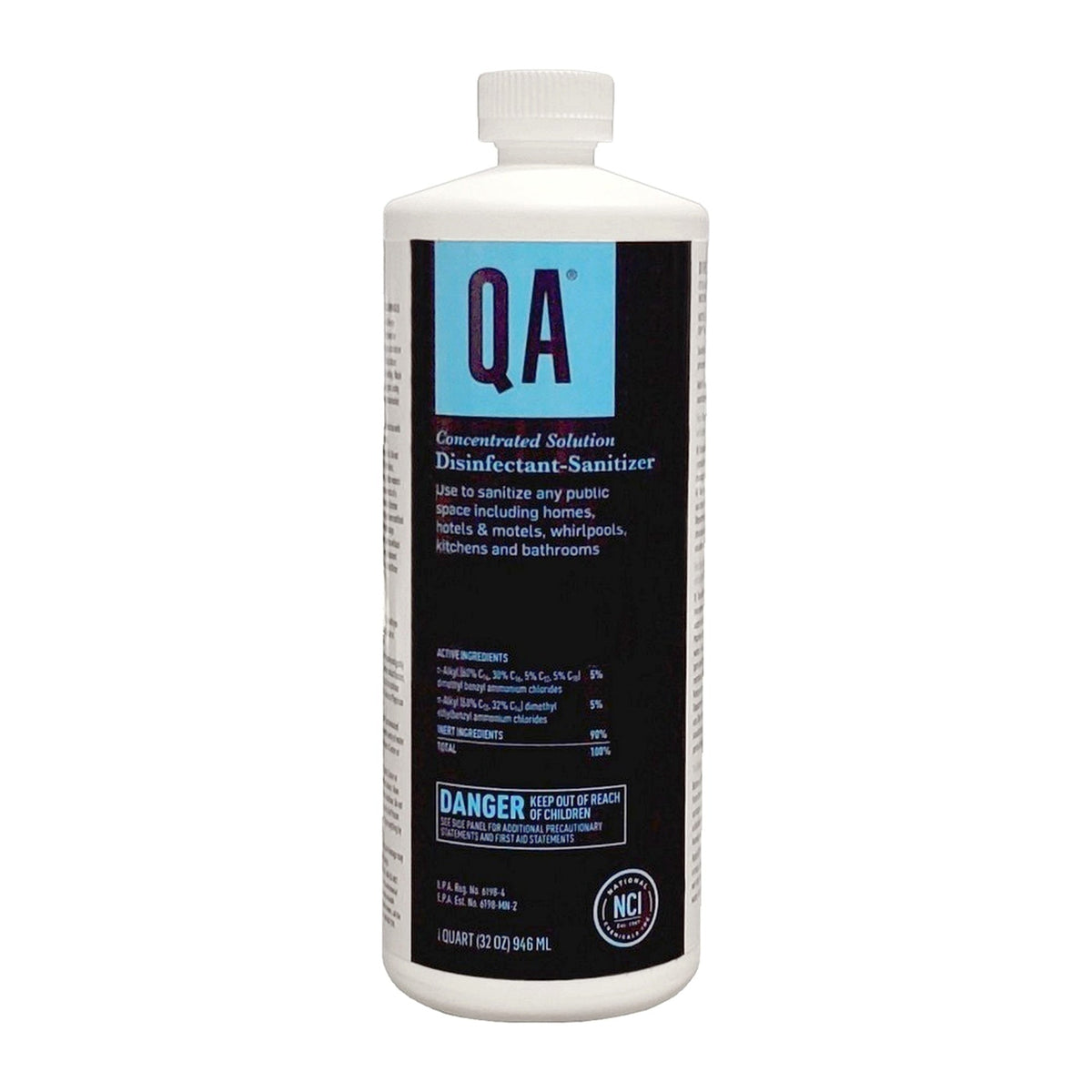 National Chemicals QA, Sanitizer and Deodorizer, 32 Oz