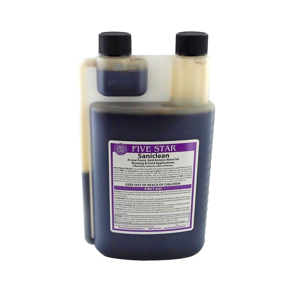 Five Star Saniclean Final Acid Rinse, 32 Oz