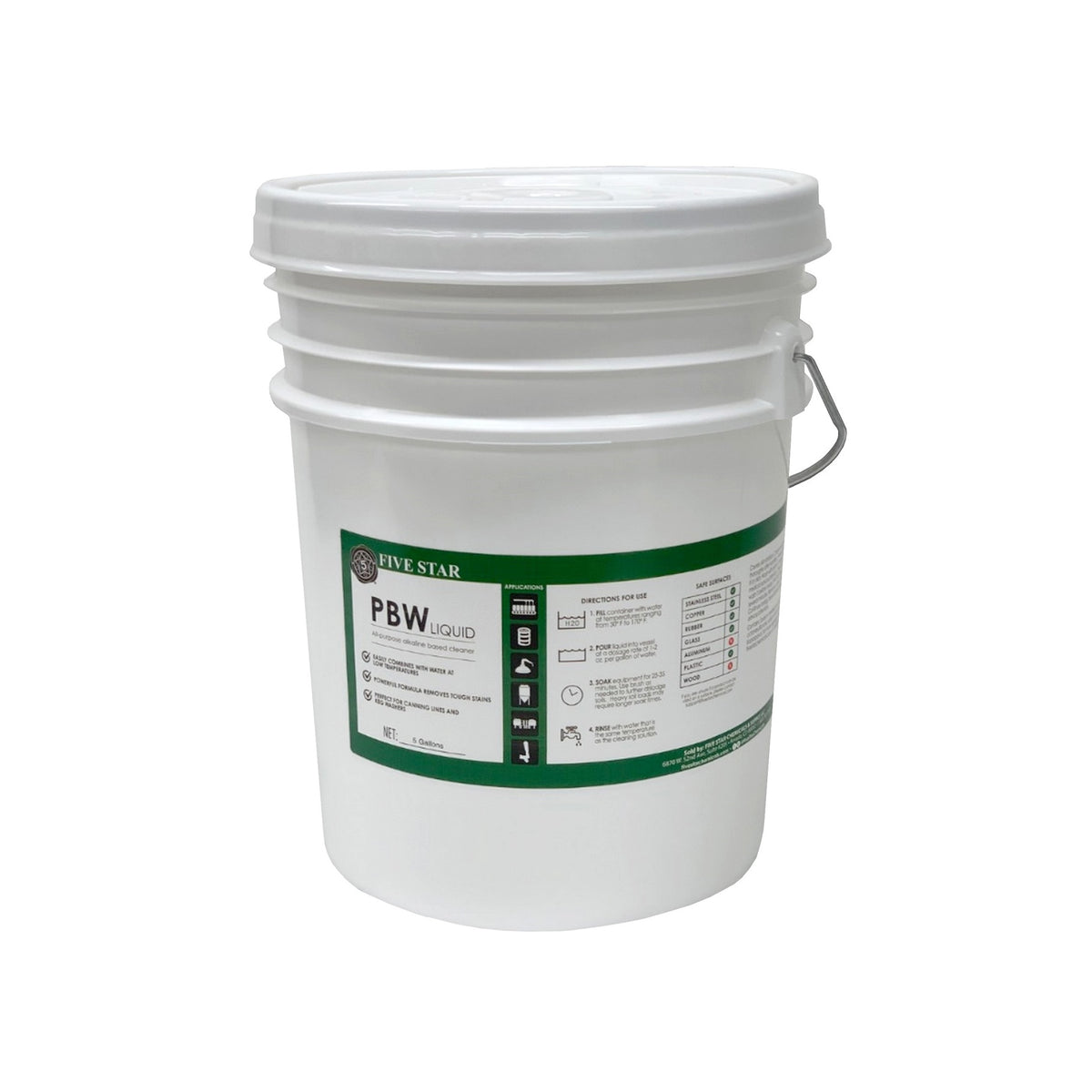 Five Star Liquid PBW, 5 Gallons