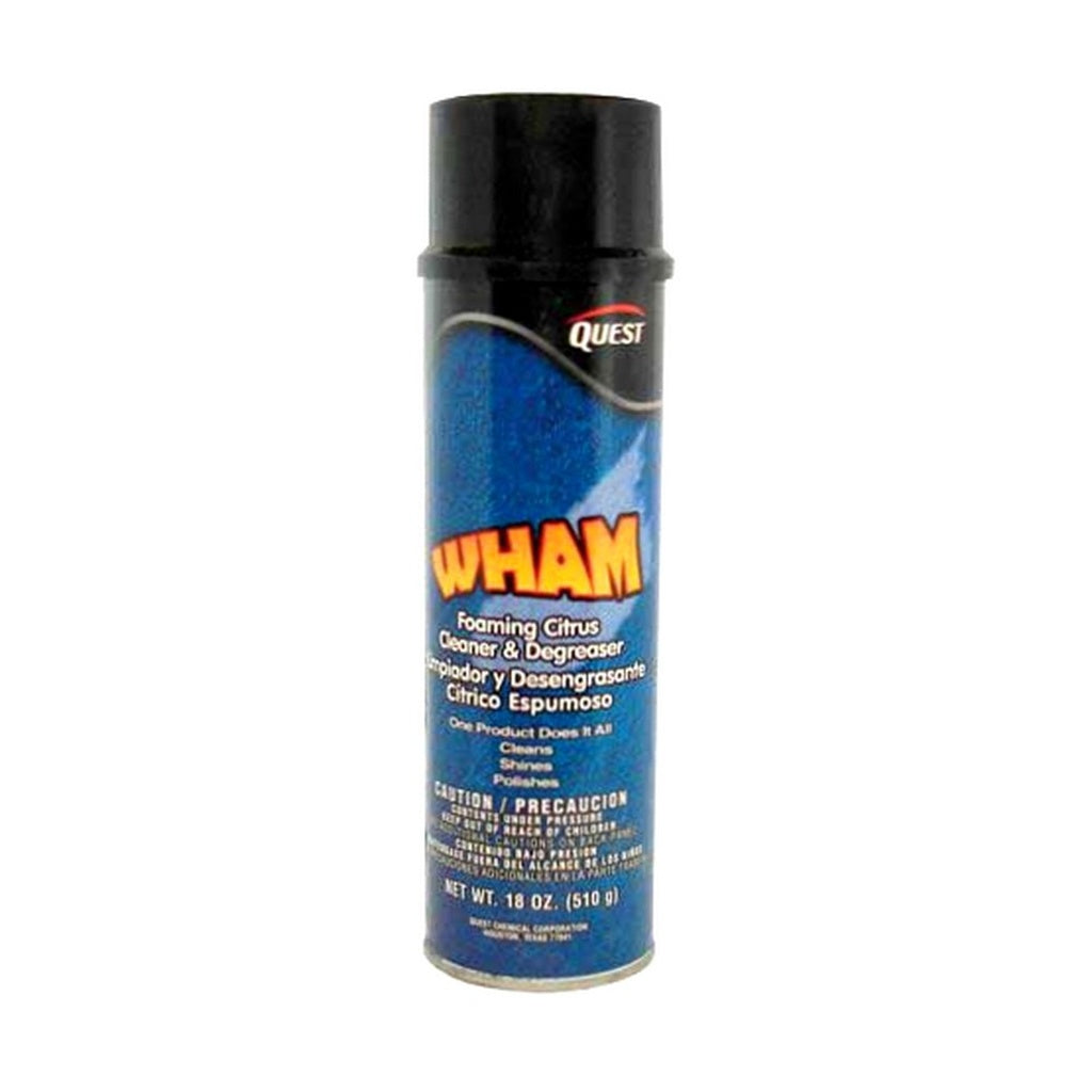 QuestVapco Wham, Foaming Citrus Cleaner/Degreaser, 18 Oz