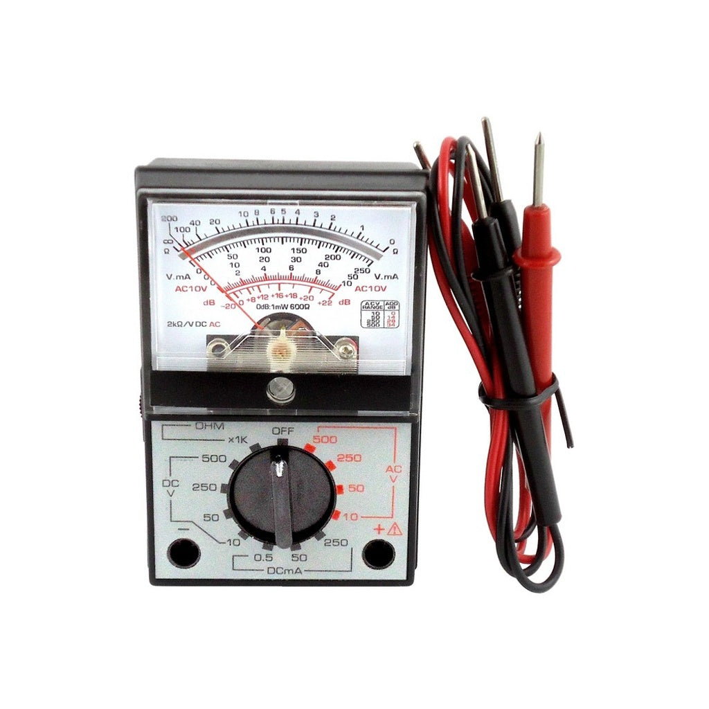 Analog Multimeter with Test Leads 5 Function