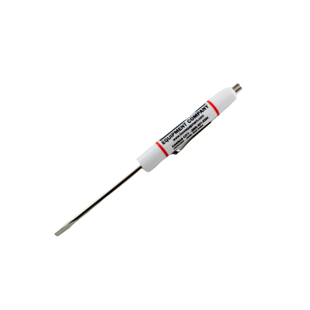 Foxx Mini Screwdriver with Magnet & Pkt Clip Flathead