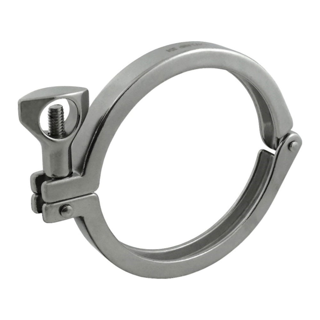 4" Clamp, Tri-Clover Compatible, 304 Stainless Steel
