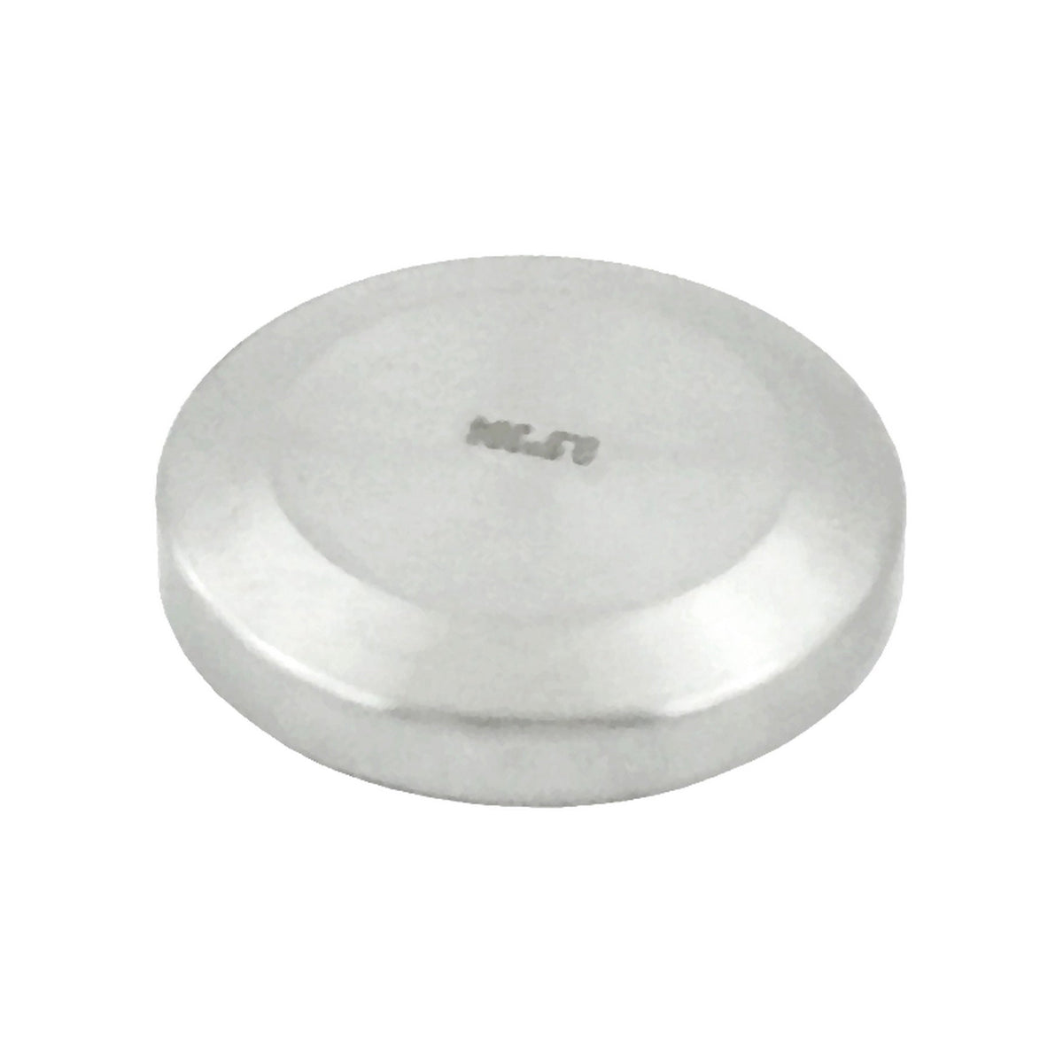 0.5" / 0.75" Sanitary Cap, Tri Clover Compatible, 304, Stainless Steel