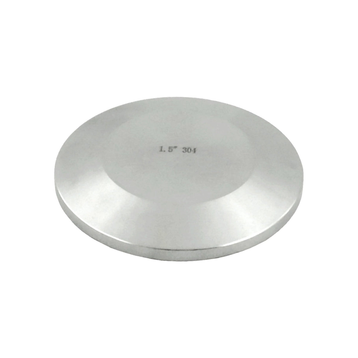 1" / 1.5" Sanitary Cap, Tri Clover Compatible, 304 Stainless Steel