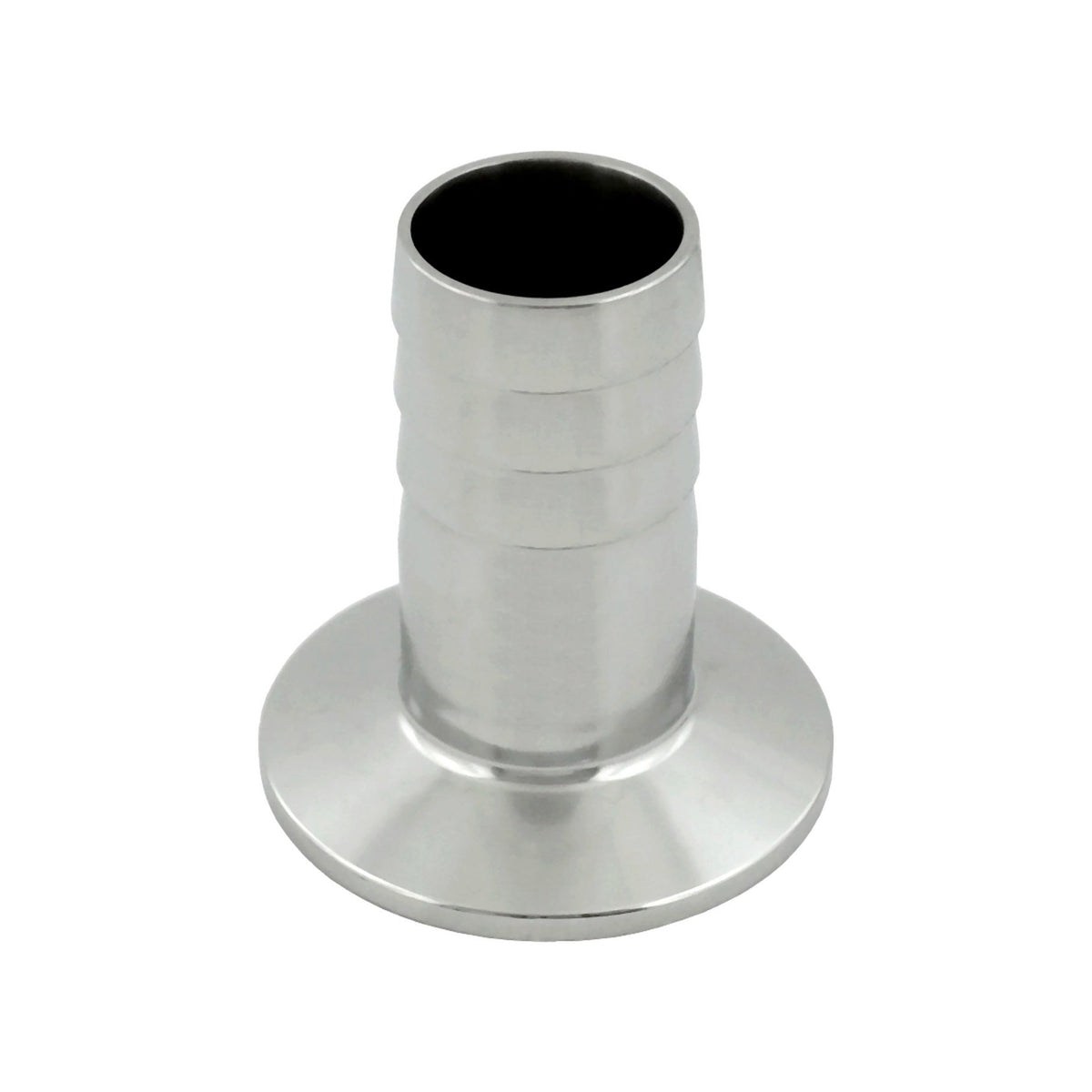 Hose Barb-Tri Clover Complete 1.5" Cap x 1" B 304 Stainless Steel