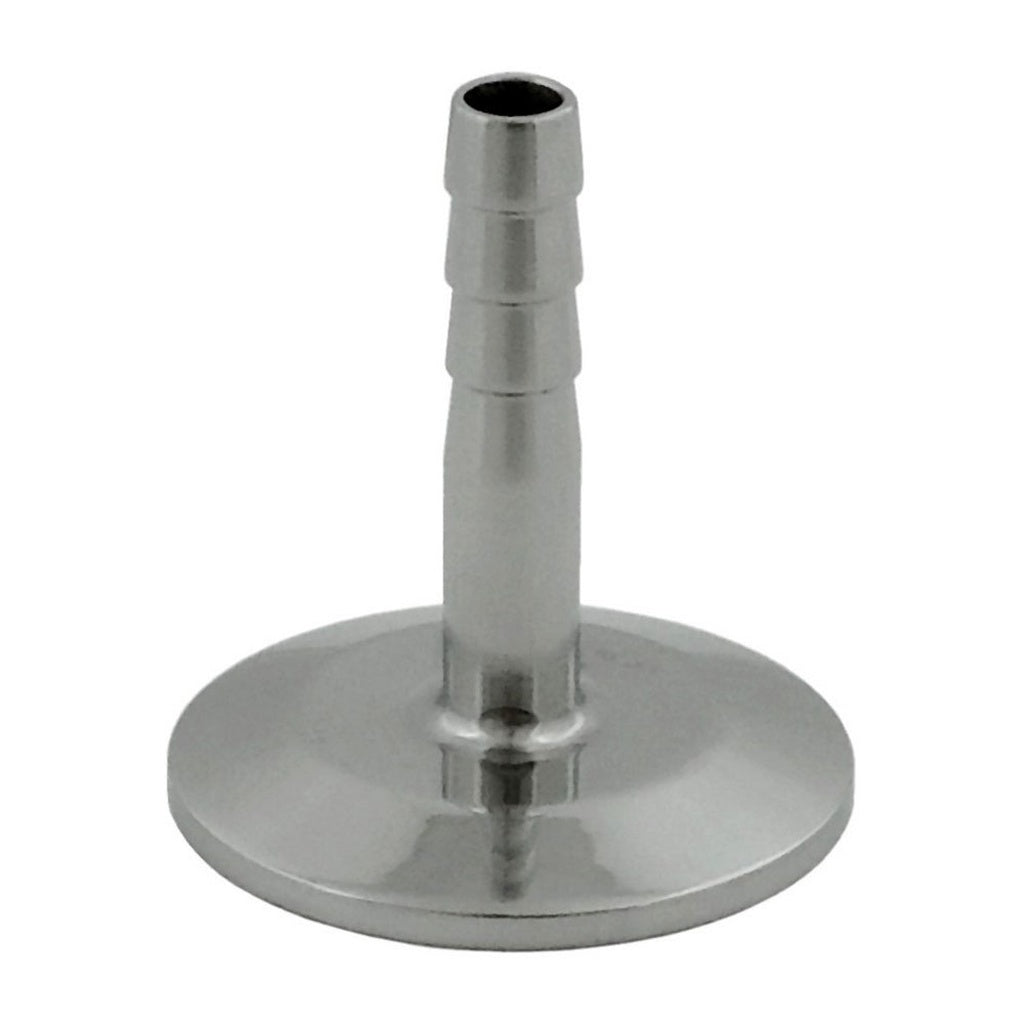 Hose Barb-Tri Clover Complete 1.5" Cap x 3/8" B 304 Stainless Steel