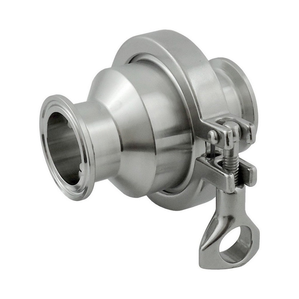 Brewers Hardware Back Check Valve-tri Clover Camp (1.5"Caps) 304 Stainless Steel