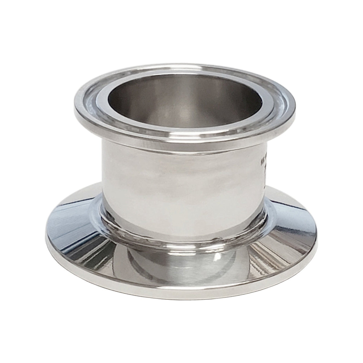 Ctr Cap Reducer-Tri Clover Complete 2" Cap x 1.5" Cap 304 Stainless Steel