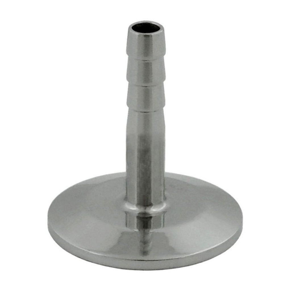 Hose Barb-Tri-Clover Complete 1.5" Cap x 5/16" B 304 Stainless Steel