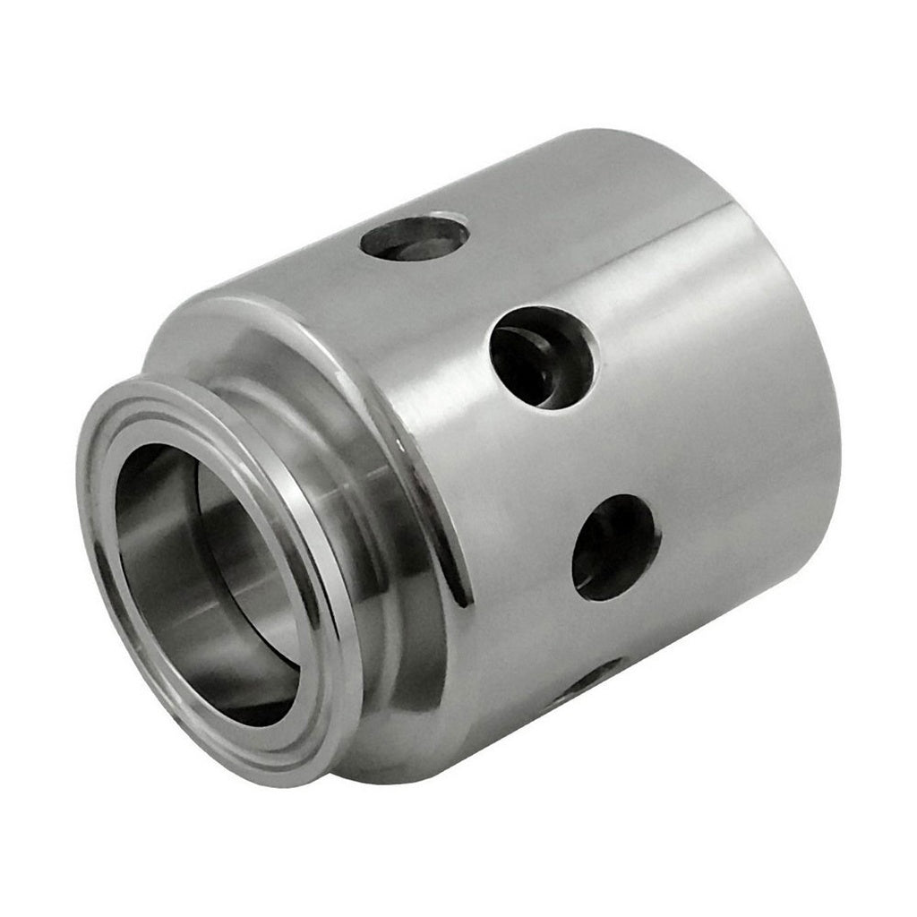 Tank Breather-Tri Clover Complete 1.5" Cap x 15 PSI 304 Stainless Steel
