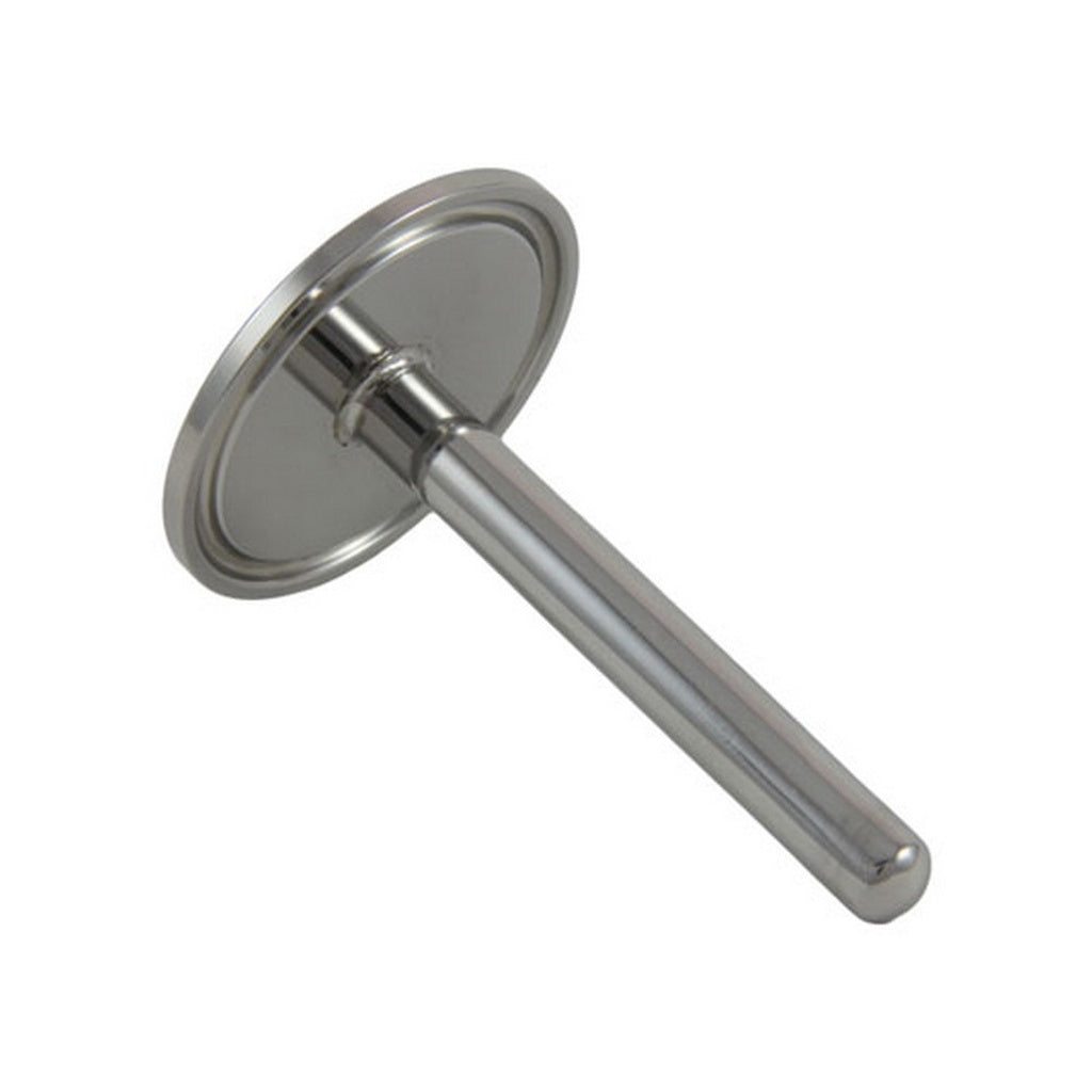 Drop-In Thermowell-Tri Clover Complete 1.5" Cap x 3" L 304 Stainless Steel