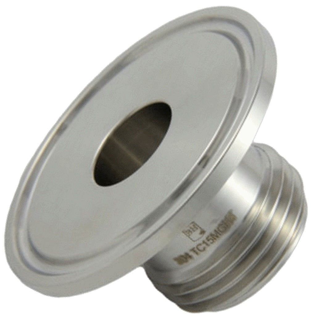 Garden Hose-Tri Clover Complete 1.5" Cap x 3/4" Mght 304 Stainless Steel