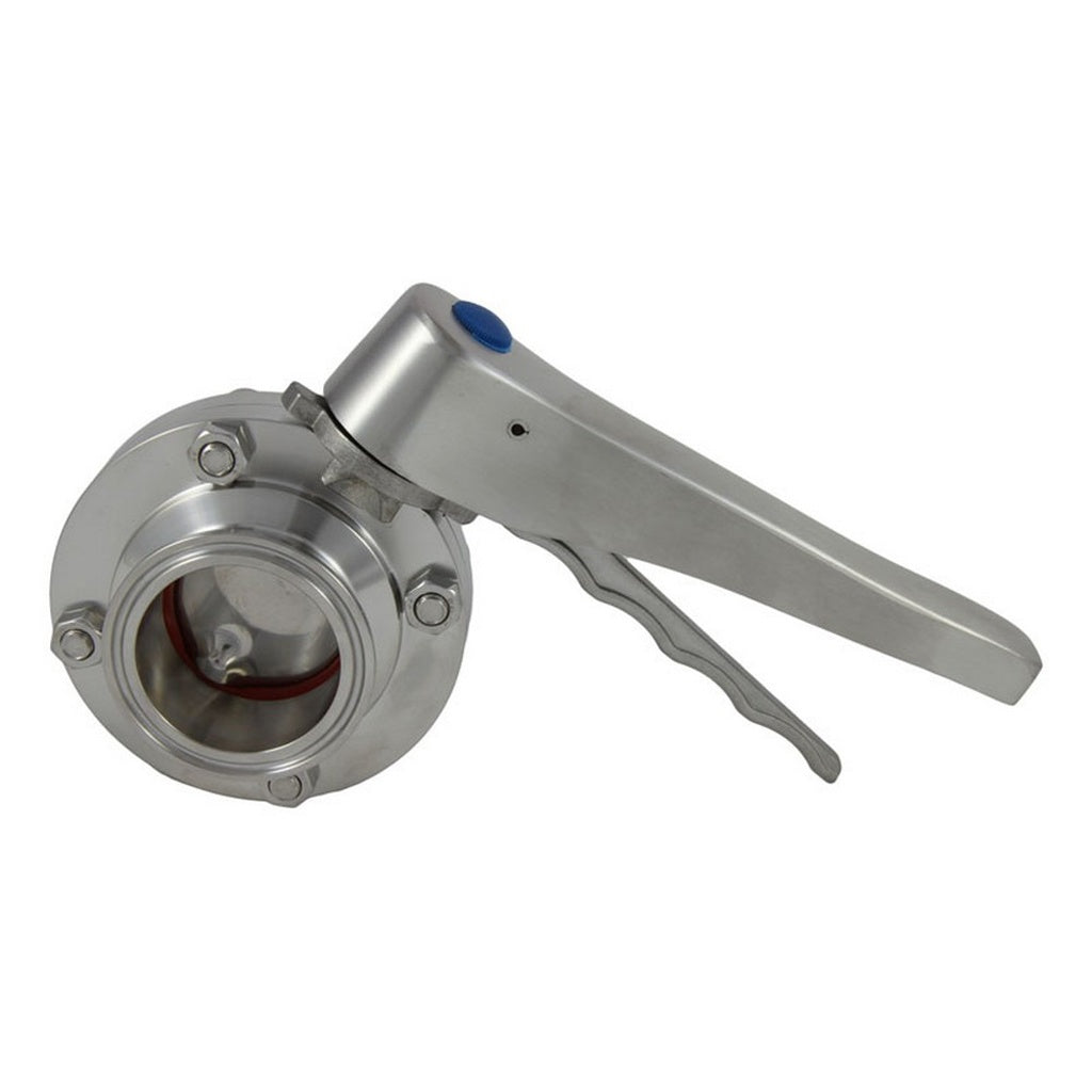 13-Positon Valve-Stainless Steel Handle-Tri Clover Complete 2" Caps 304 Stainless Steel