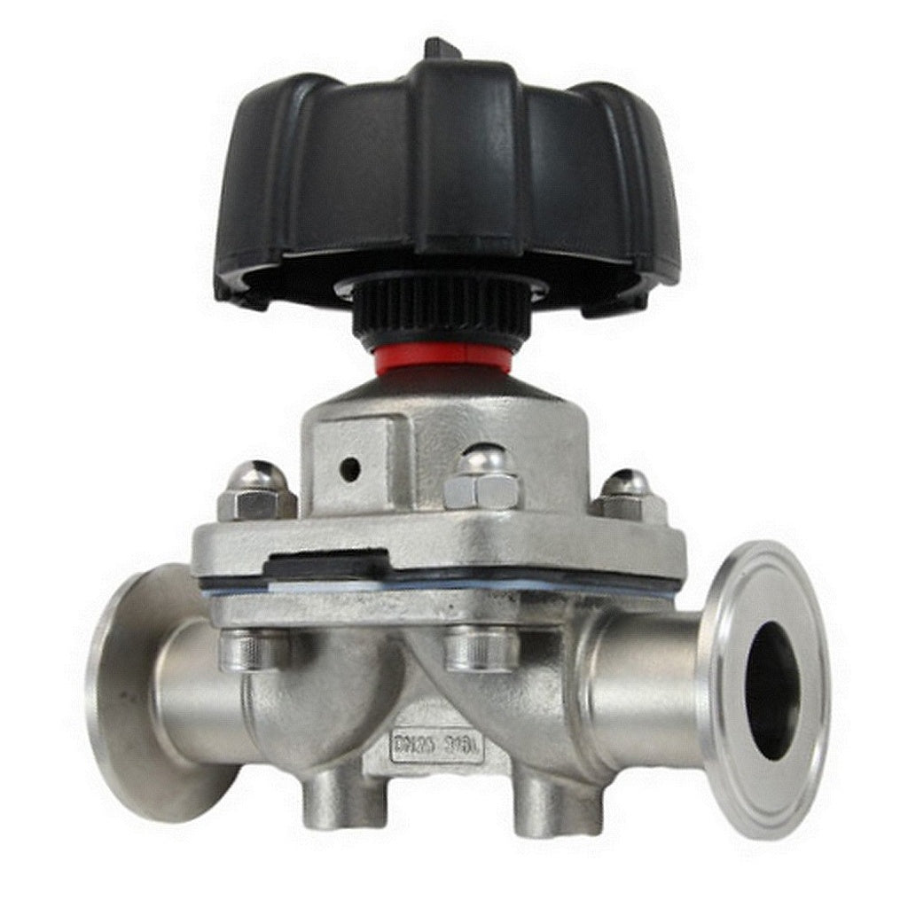Diaphragm Valve-Tri Clover Complete 1" Caps 316 Stainless Steel