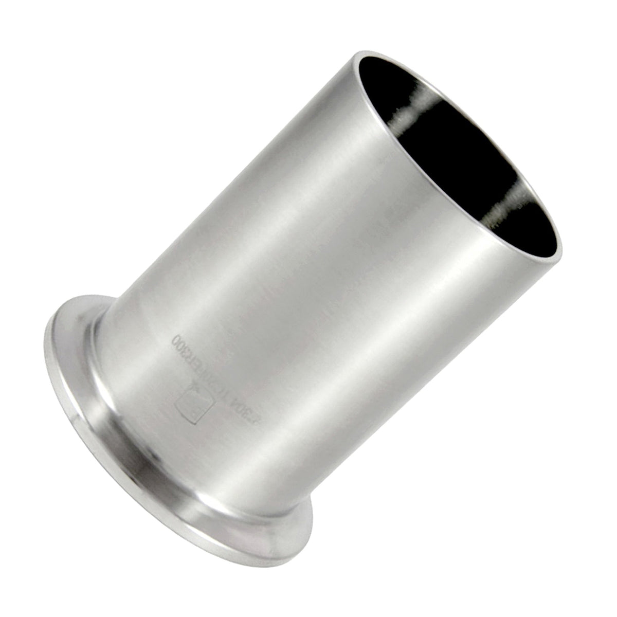 Weld-In Ferrules, Tri Clover Compatible 2" Cap x 3" L, 304 Stainless Steel