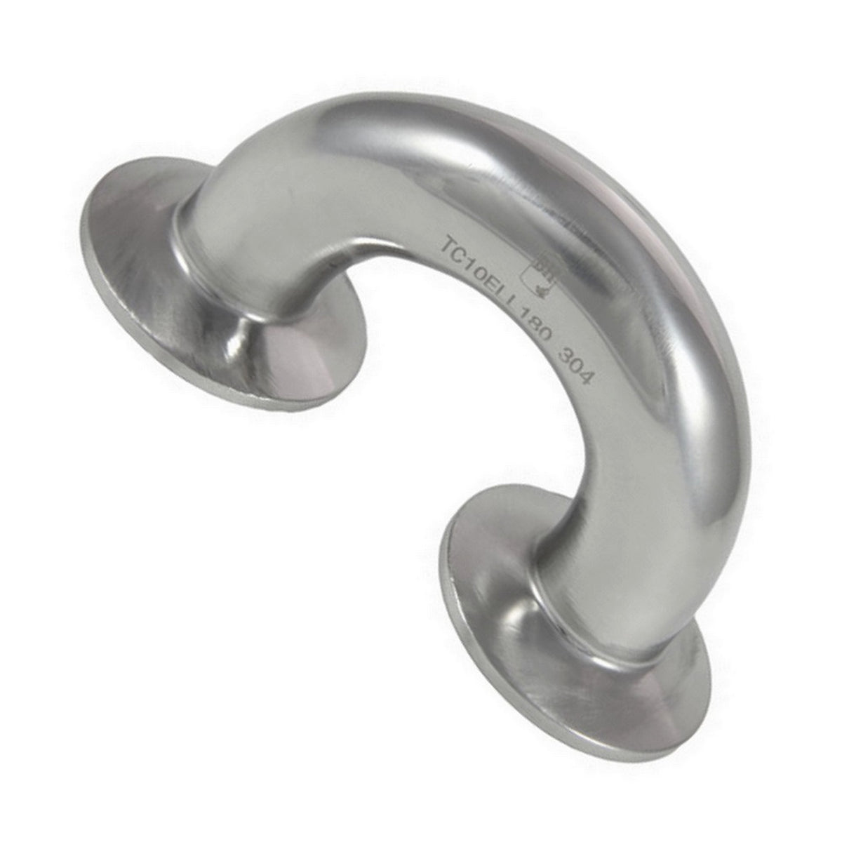180° U-Bend Tube-Tri Clover Complete 1" Caps 304 Stainless Steel