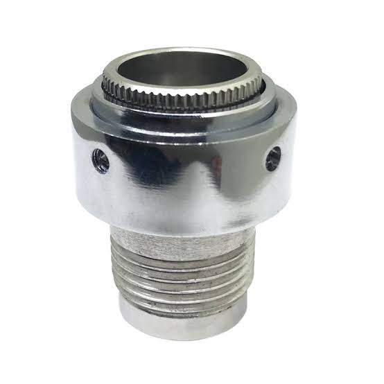 Krome Dispense Thread-In Shank for Perlick Faucets, 5/16" Bore, 1-5/8" L, Stainless Steel