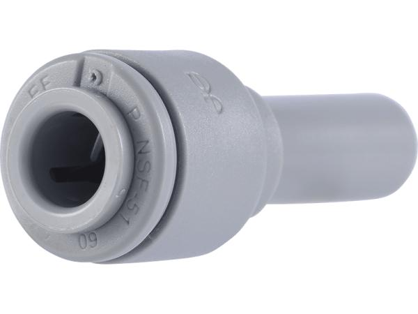 John Guest Push-In Reducer, 3/8" OD x 1/2" Stem