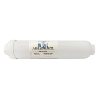 10" IN-LINE WATER FILTER, 1/4"FPT (COCO GAC+PH) 