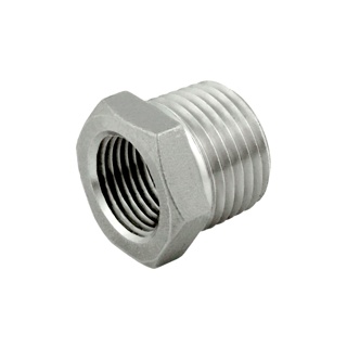 HEX BUSHING, 1/4"FPT x 3/8"MPT (304 S/S)