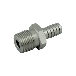 HOSE BARB ADAPTER, 3/4"B x 3/4"MPT (304 S/S)