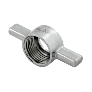 WINGED "BEER" NUT (CHROME) KD