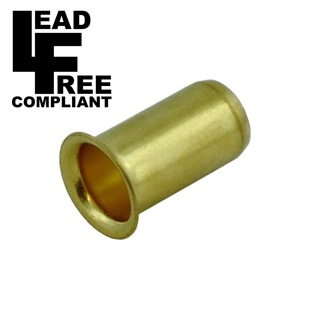 TUBE INSERT-FOR 1/4"ID TUBING (LEAD FREE BRASS)