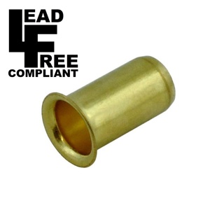 TUBE INSERT-FOR 3/8"ID TUBING (LEAD FREE BRASS)