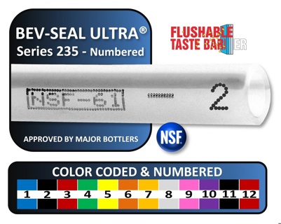 BEV-SEAL ULTRA #235, 3/8"ID x 1/2"OD (#2) 500' ROLL
